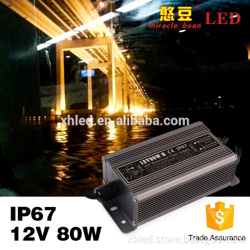 factory price outdoor usage for led lighting 6.67A 80W 12VDC led power supply